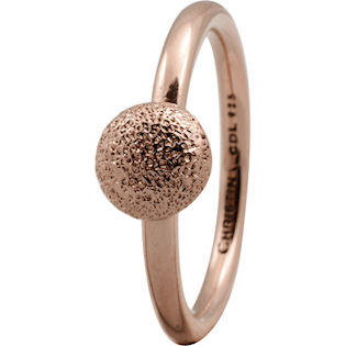 Christina Collect pink gold plated collecting ring - Shine - ring size 53